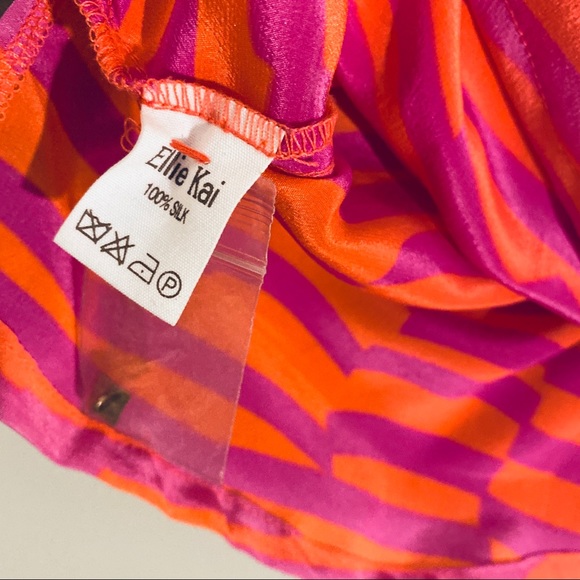 NWT Ellie Kai 100% Silk Blouse - Picture 6 of 6